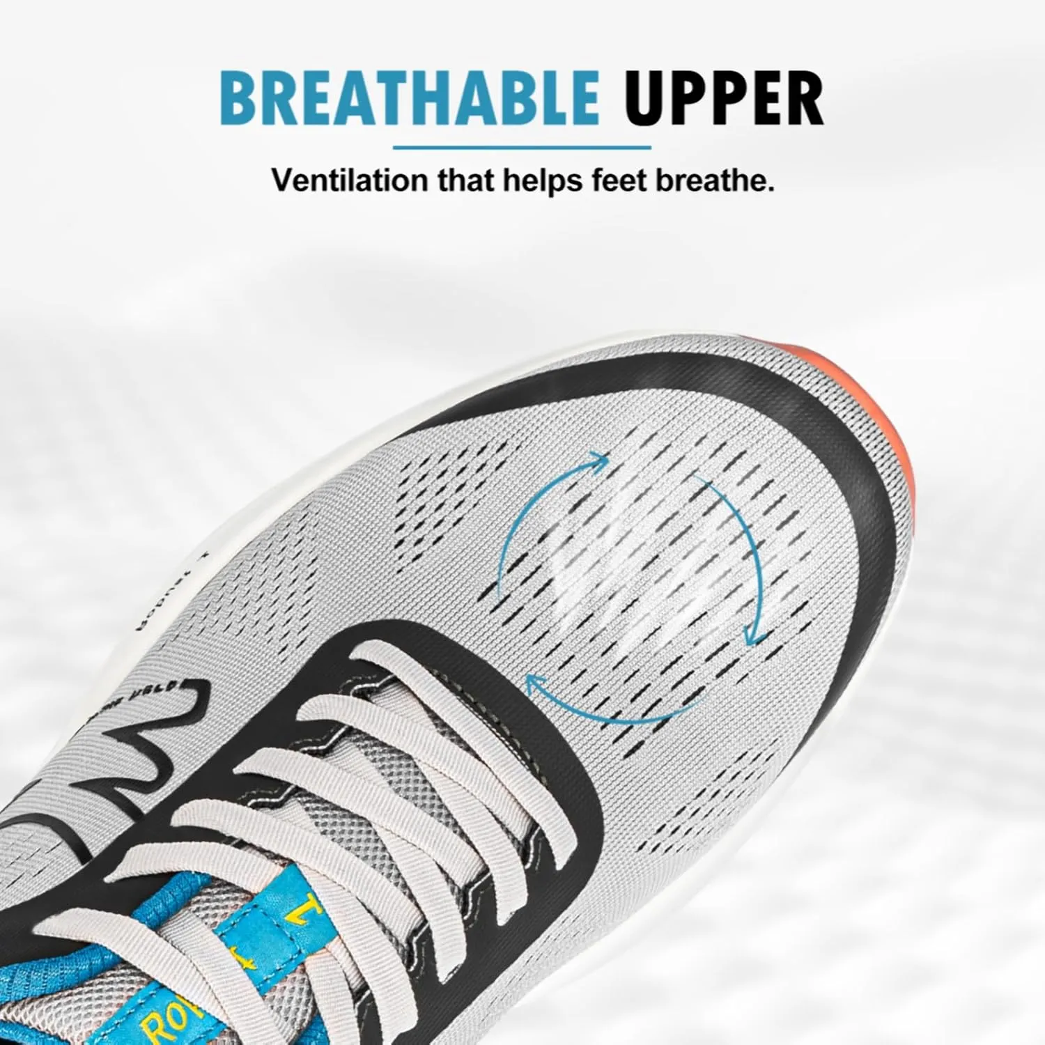 Walking Shoes Mens for Plantar Fasciitis, Orthopedic Shoes for Men with Arch Support, Non-Slip Orthotic Shoes for Heel Pain Relief