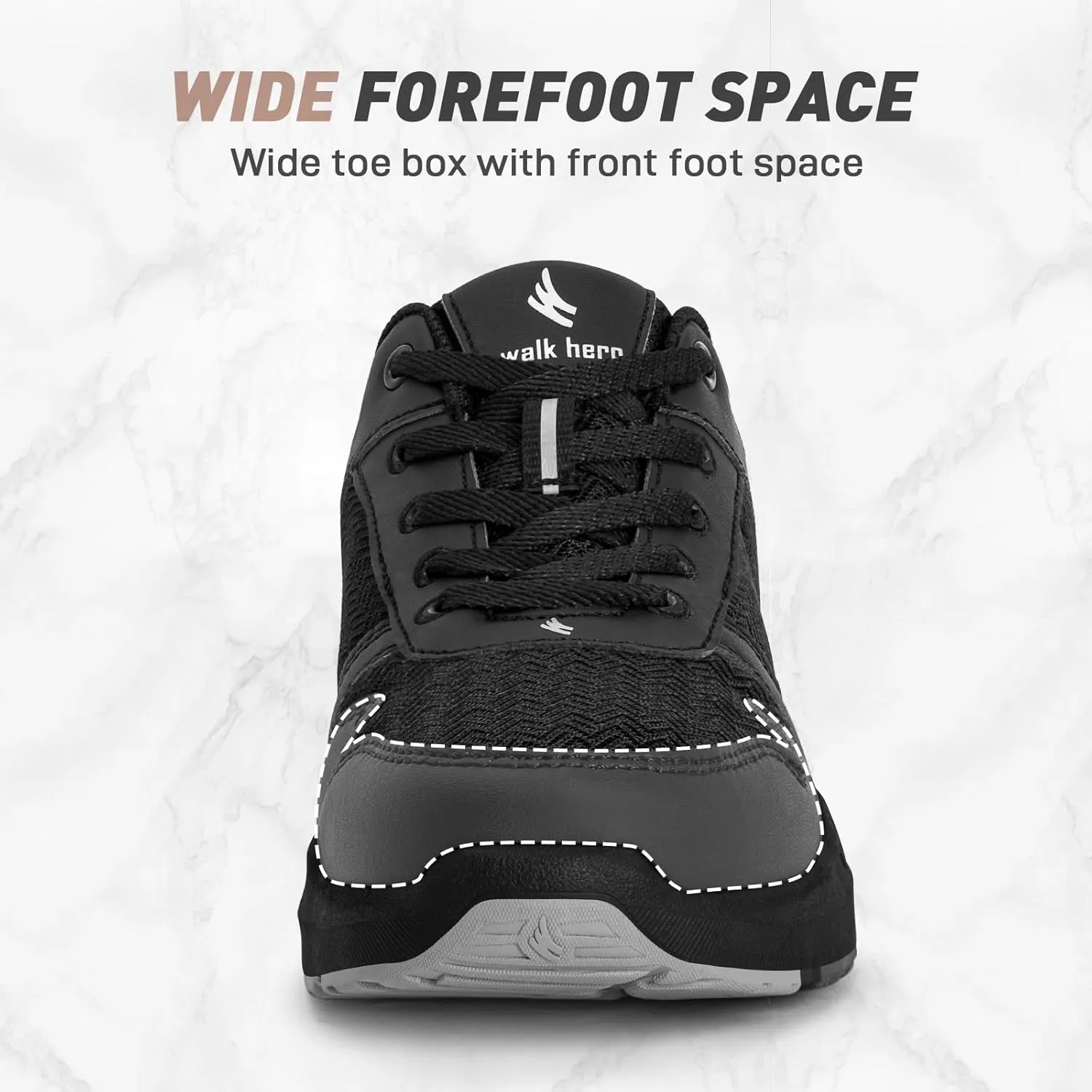 Walking Shoes Women for Plantar Fasciitis, Womens Orthopedic Shoes with Arch Support, Non-Slip Sneaker for Women