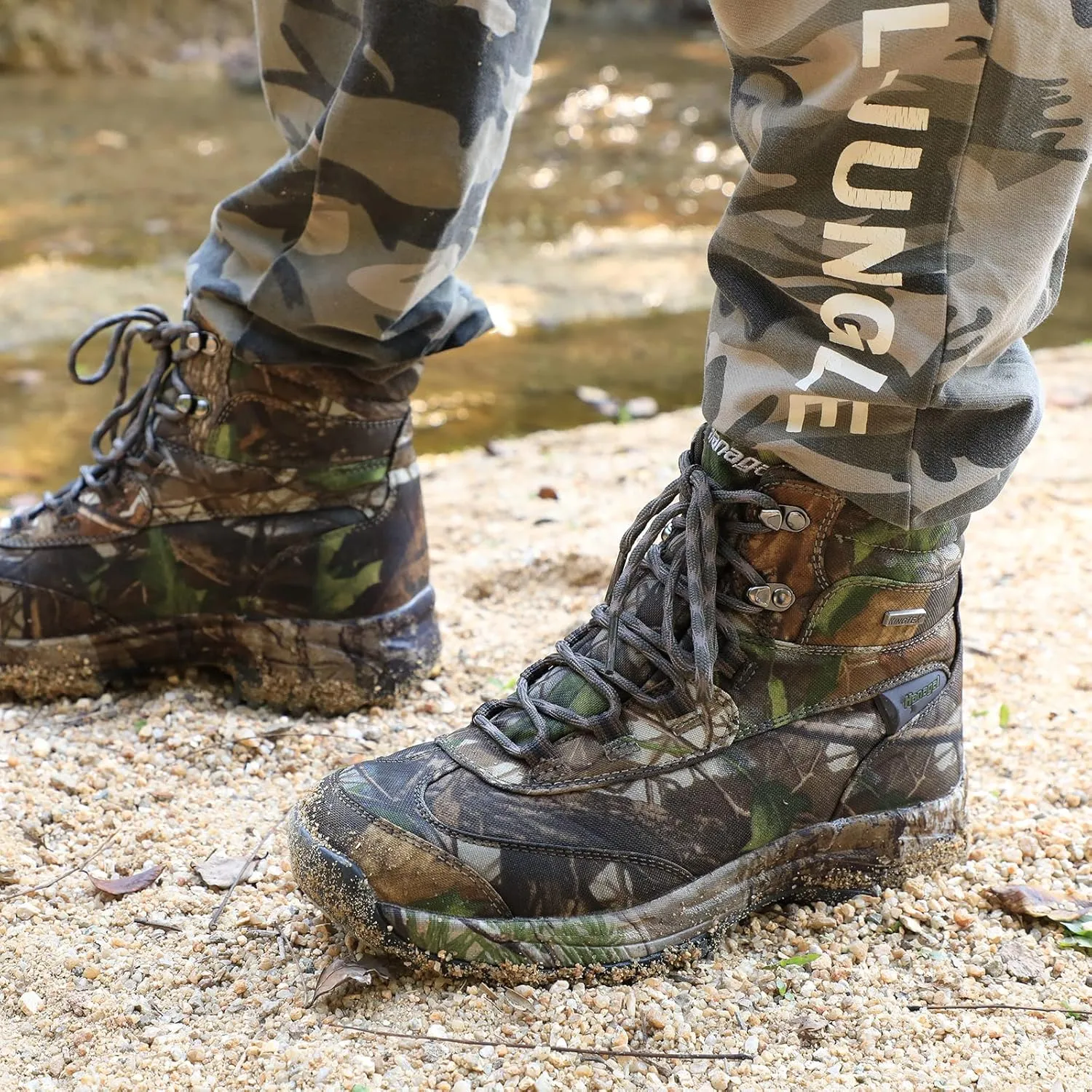 Waterproof Hunting Shoes Camo Lightweight Hiking Shoes Men's Military Tactical Boots Army Combat Boots For Men Size 6.5-13