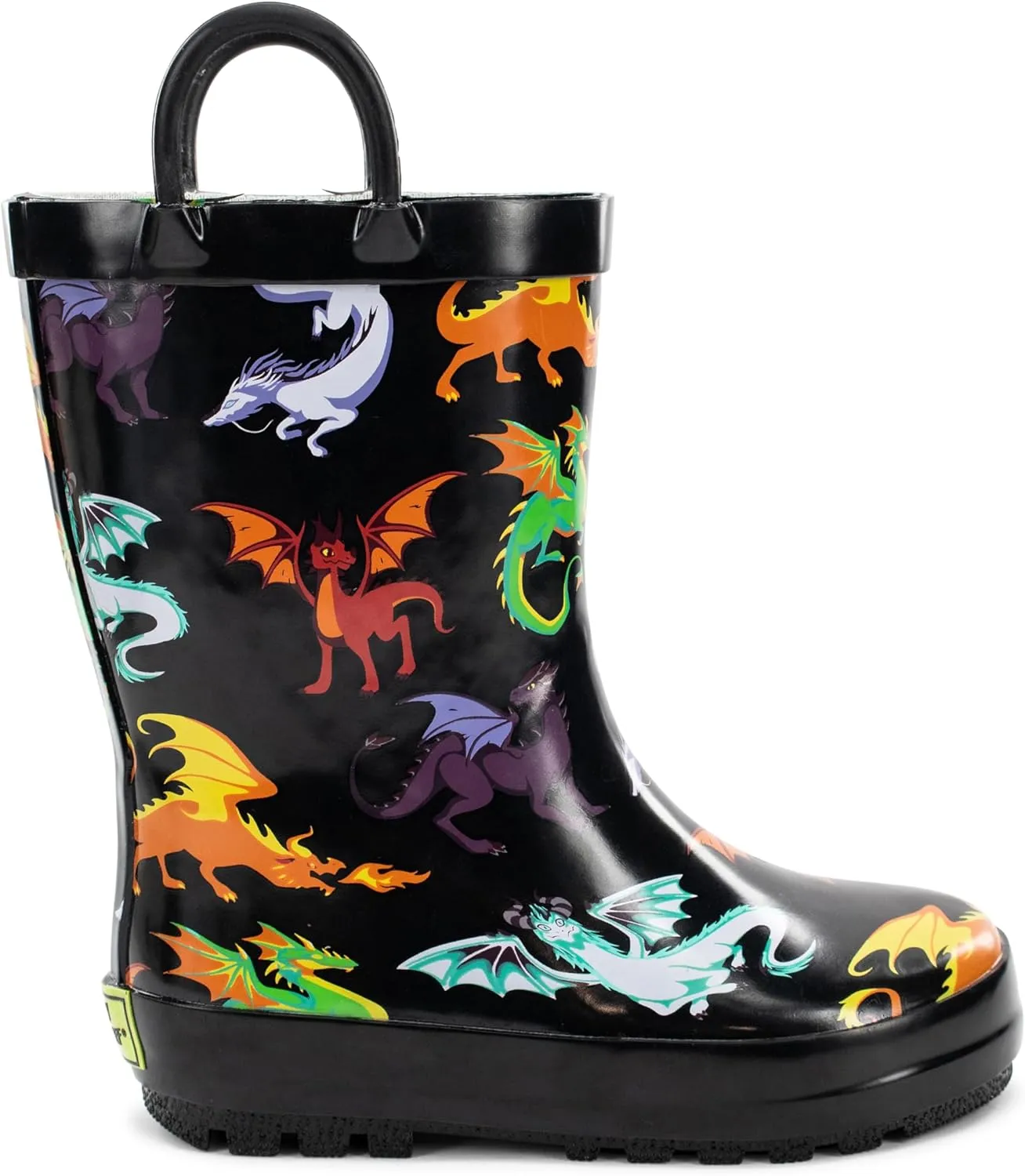 Western Chief Rain Boots with Pull on Handles for Toddlers and Kids - Premium Waterproof Boots for Boys and Girls