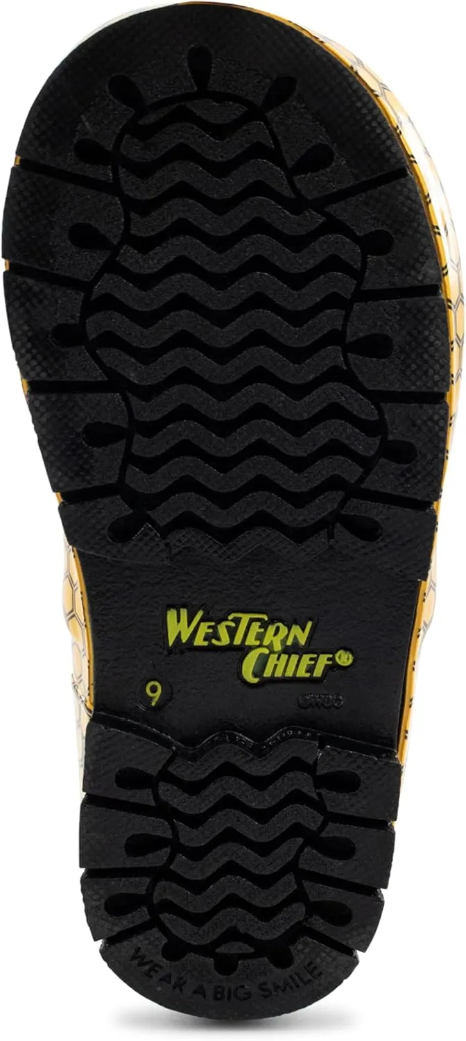 Western Chief Rain Boots with Pull on Handles for Toddlers and Kids - Premium Waterproof Boots for Boys and Girls