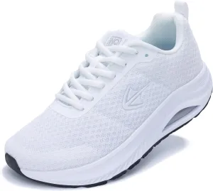 Wide Toe Box Shoes Women Walking Shoes with Arch Support Comfortable Wide Width Tennis Sneakers for Plantar Fasciitis Relief US 6-11