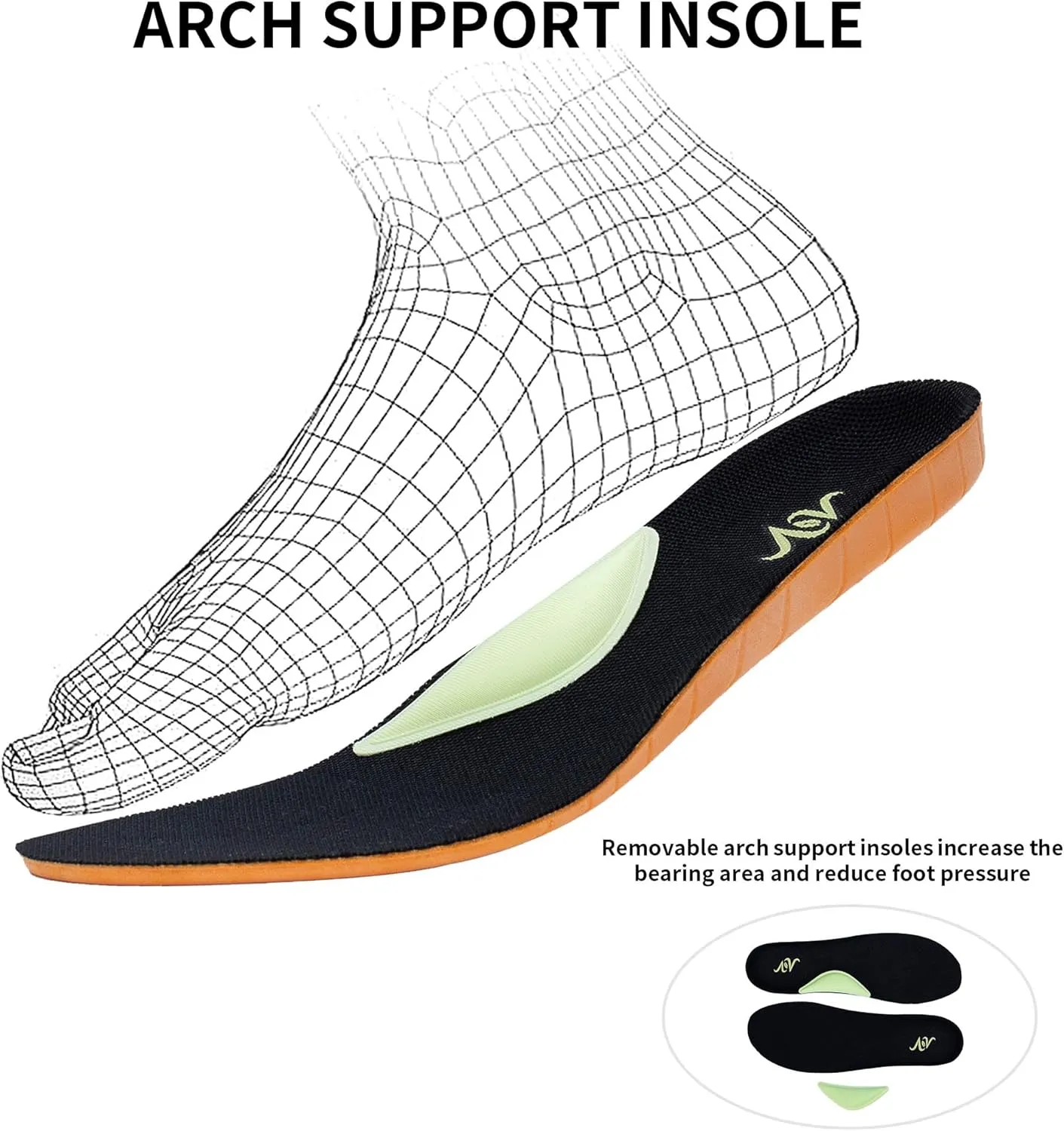 Women Arch Support Walking Shoes Orthotic Sneakers for Plantar Fasciitis Air Tennis Running Shoes