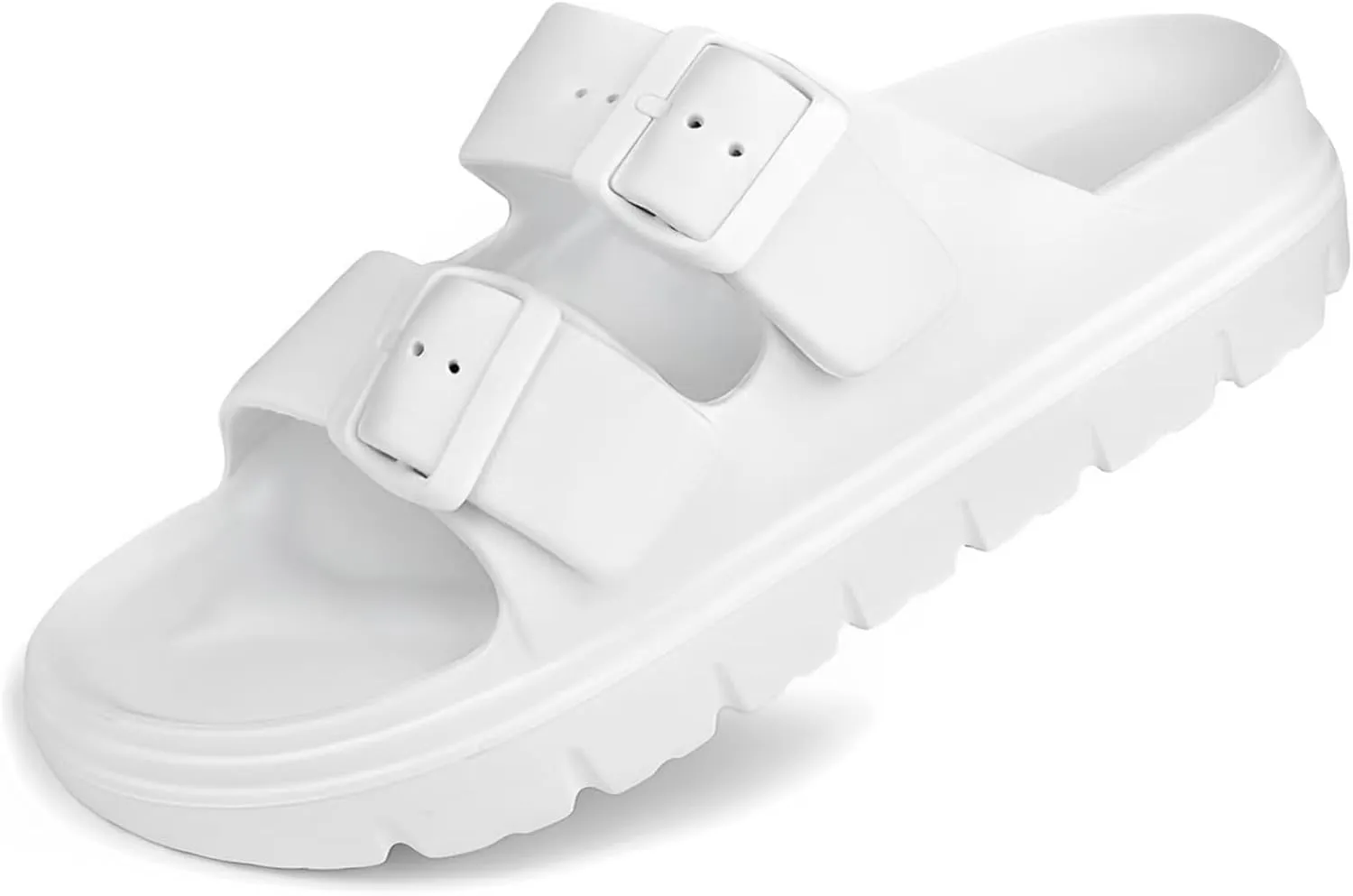 Women Platform Sandals with Arch Support, Adjusetable Buckles Chunky Eva Slides for Woman, Comfortable Lightweight Summer Sandal for Beach,Walking,Sandalias de Plataforma Para Mujer
