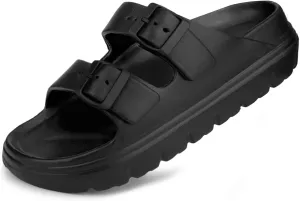 Women Platform Sandals with Arch Support, Adjusetable Buckles Chunky Eva Slides for Woman, Comfortable Lightweight Summer Sandal for Beach,Walking,Sandalias de Plataforma Para Mujer