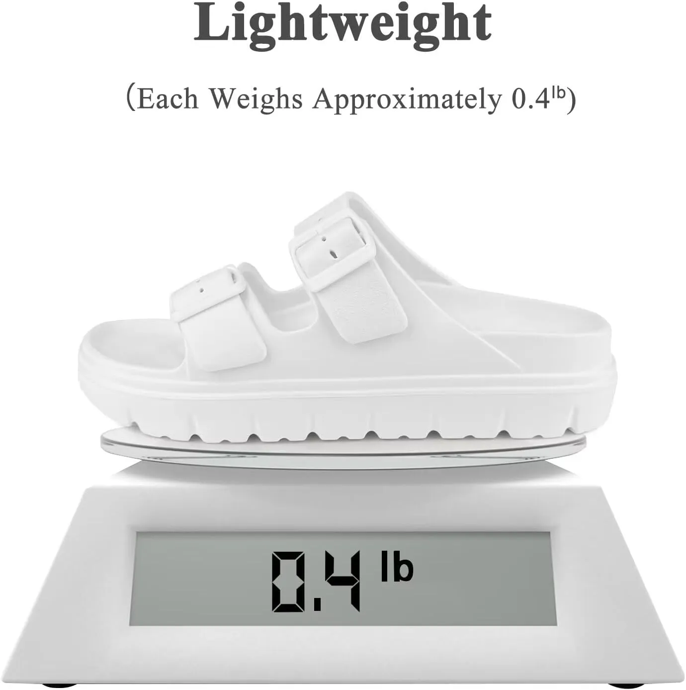 Women Platform Sandals with Arch Support, Adjusetable Buckles Chunky Eva Slides for Woman, Comfortable Lightweight Summer Sandal for Beach,Walking,Sandalias de Plataforma Para Mujer