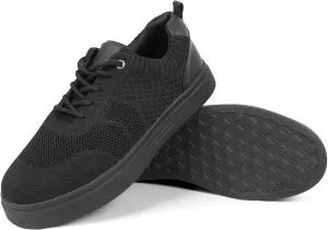 Women Platform Walking Sneakers Lace-up with Breathable Mesh Memory Foam Skate, for Work Running Fashion Casual Sneakers