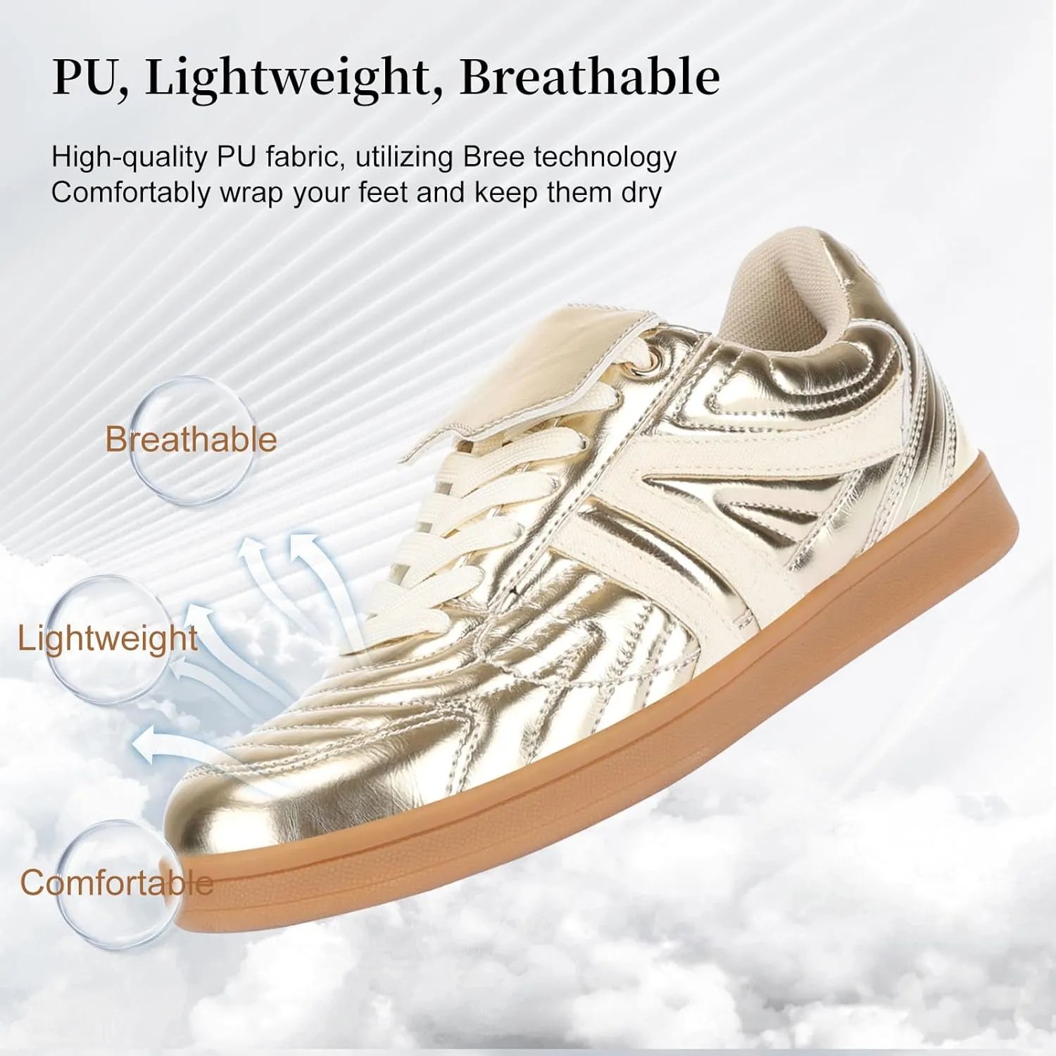 Women Sneakers Lace Up Classic Fashion Sneakers Comfortable Leisure Shoes Walking Shoes Tennis
