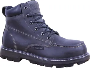 Womens 6" Work Boots - ASTM F2413 Safety Toe   Waterproof Insulated   Electrical Hazard   Slip & Oil Resistant   2 Adjustable Width Insoles