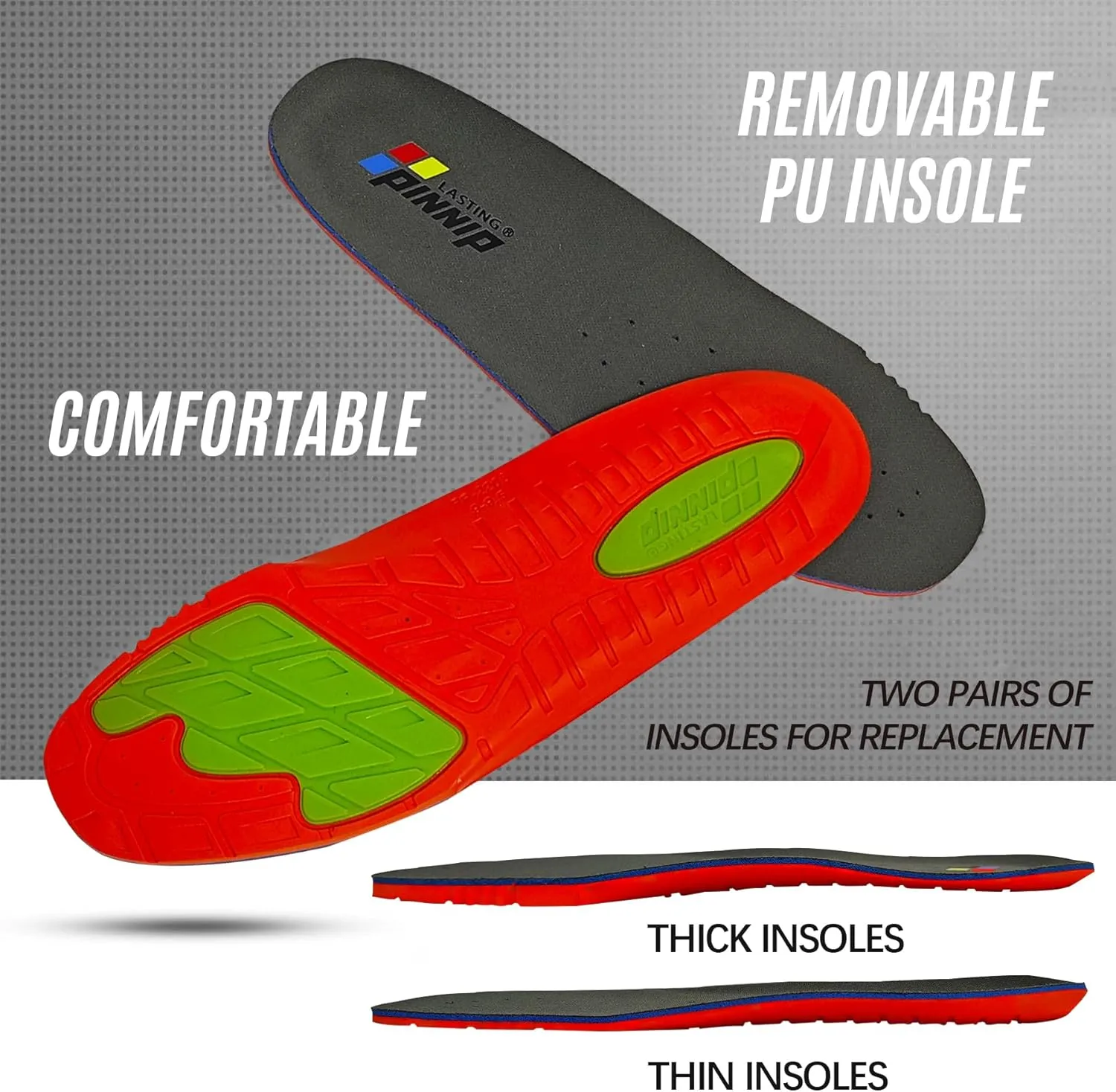 Womens 6" Work Boots - ASTM F2413 Safety Toe   Waterproof Insulated   Electrical Hazard   Slip & Oil Resistant   2 Adjustable Width Insoles