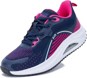 Womens Air Walking Shoes with Arch Support Tennis Orthotic Comfortable Sneakers for Plantar Fasciitis Pain Relief US 6-11