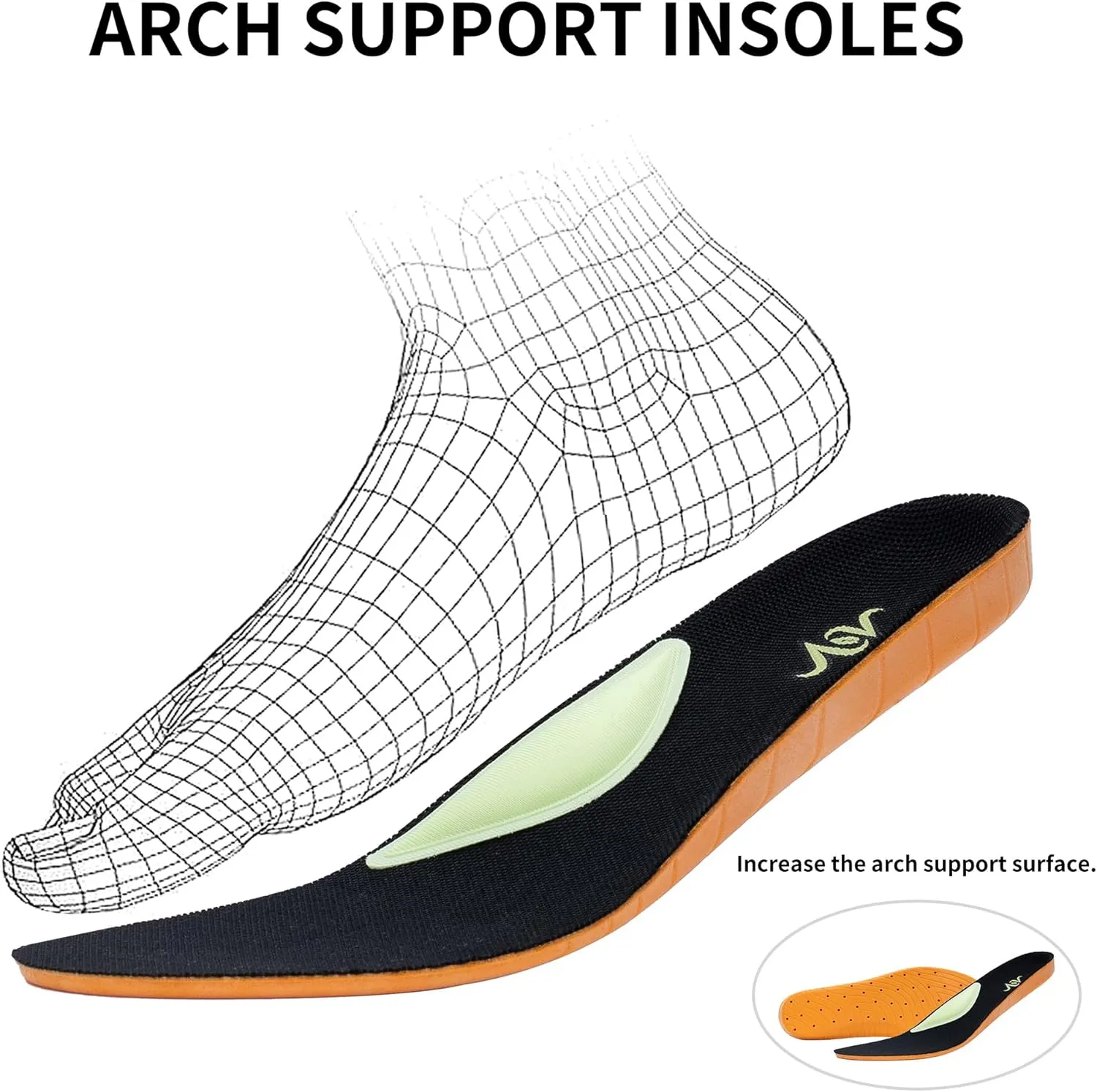Women's Arch Support Sneakers Wide Orthotic Walking Shoes Comfortable Athletic Tennis Running Shoes for Plantar Fasciitis