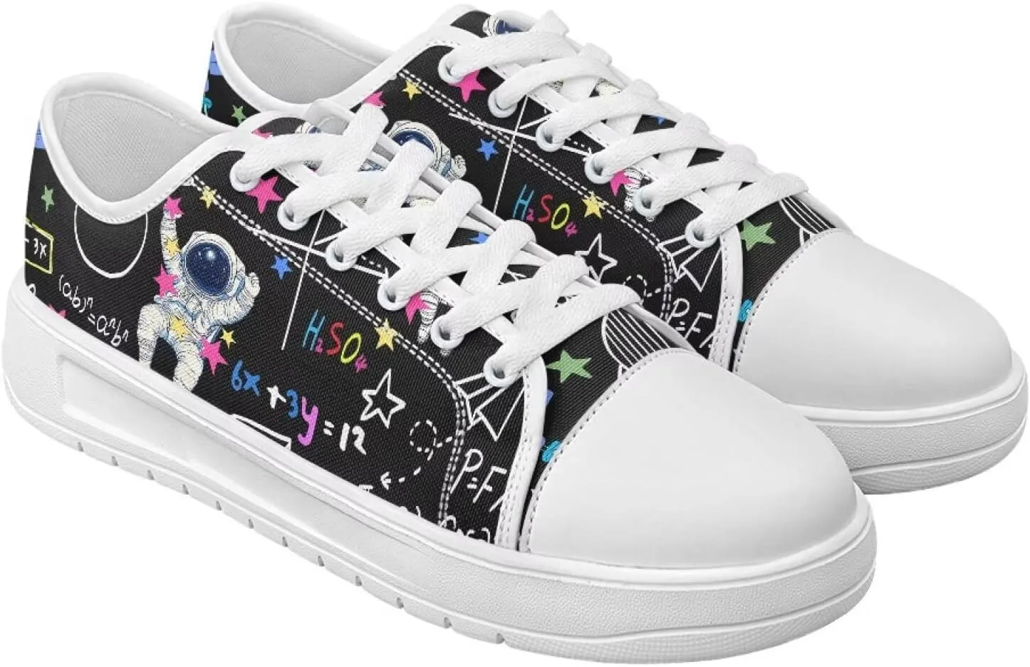Womens Canvas Slip-On Shoes Lightweight Comfort Sneakers for Casual Wear Soft Cushioned Insole for Athletic Size 6-13.5 White Sole