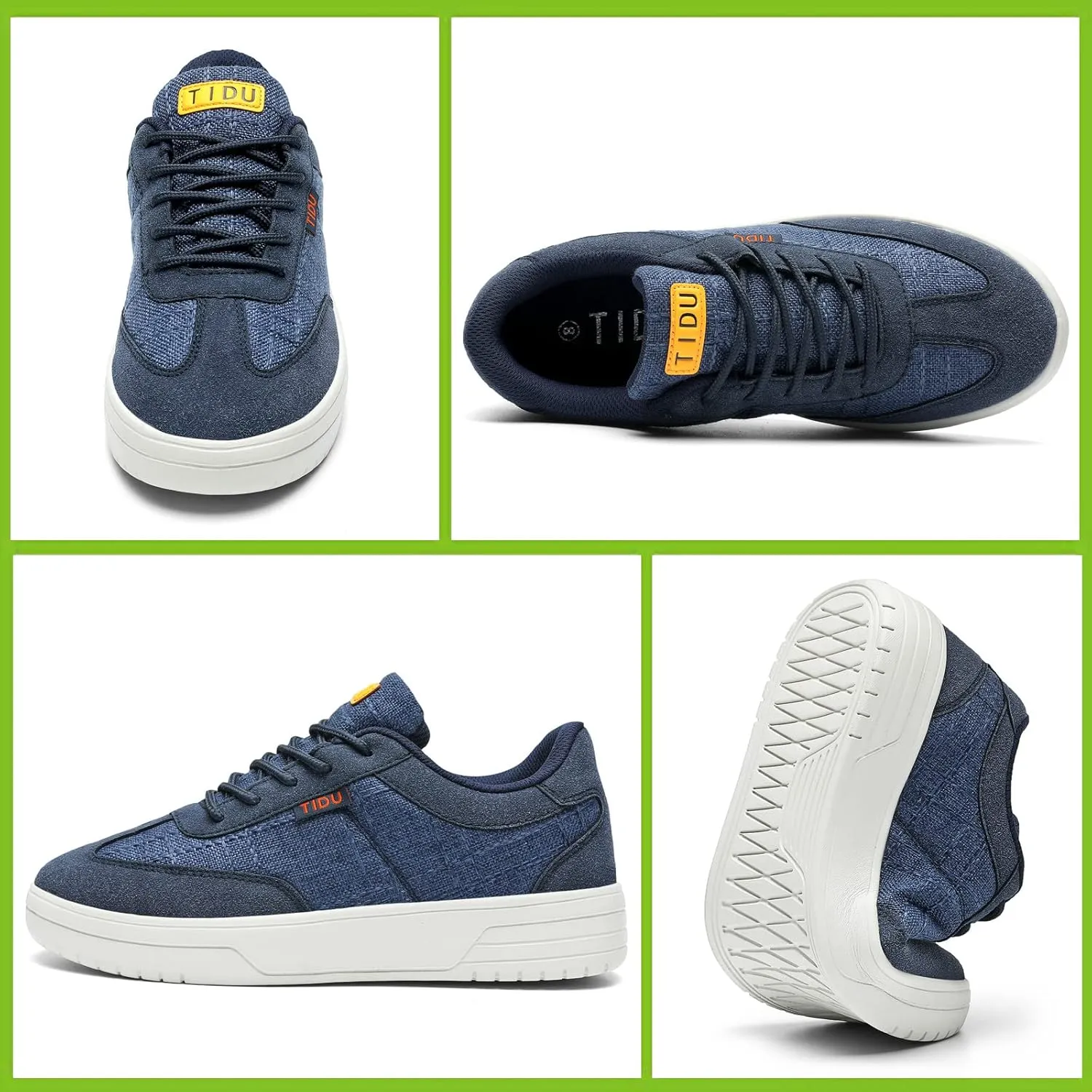 Women's Canvas Walking Shoes with Orthopedic Arch Support Comfortable Fashion Sneakers for Plantar Fasciitis Flat Feet Pain Relief
