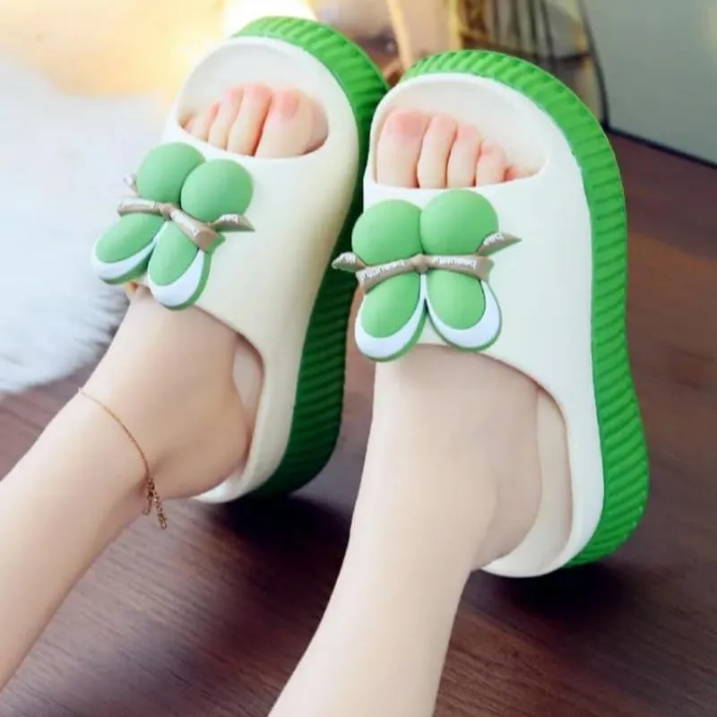 Women's Clogs High Heel Mules Summer Eva Shoes Beach Slippers Indoor Non-Slip Thick-Soled Slippers