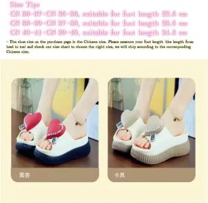 Women's Clogs Summer Slippers 7Cm Women's Thick-Soled Sandals Beach Mules
