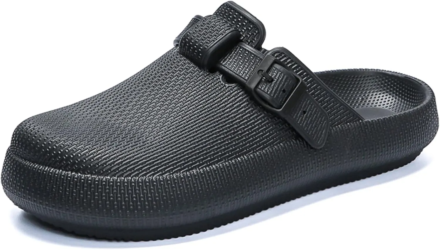 Women's Eva Clogs, Mules for Womens, Slip-on Nurse Shoes, Lightweight Garden Work Shoes, Comfortable Slides Sandals, Black