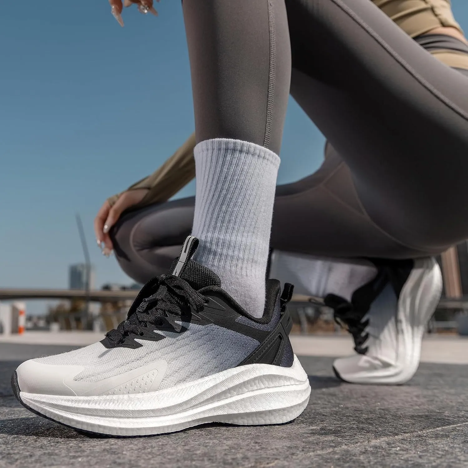 Women's Lightweight Running Shoes - Breathable Athletic Sneakers for Workout, Gym & Daily Walking, Comfortable Cushioned Midsole with Non-Slip Design