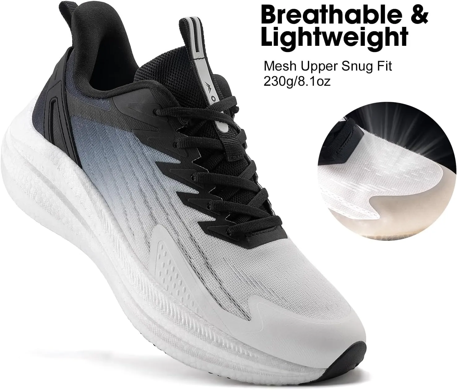 Women's Lightweight Running Shoes - Breathable Athletic Sneakers for Workout, Gym & Daily Walking, Comfortable Cushioned Midsole with Non-Slip Design