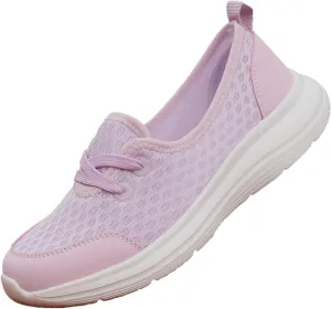 Womens Loafers Slip On Shoes Low Top Fashion Sneakers Breathable Slip On Arch Support Non-Slip Shoes Casual Walking Shoes