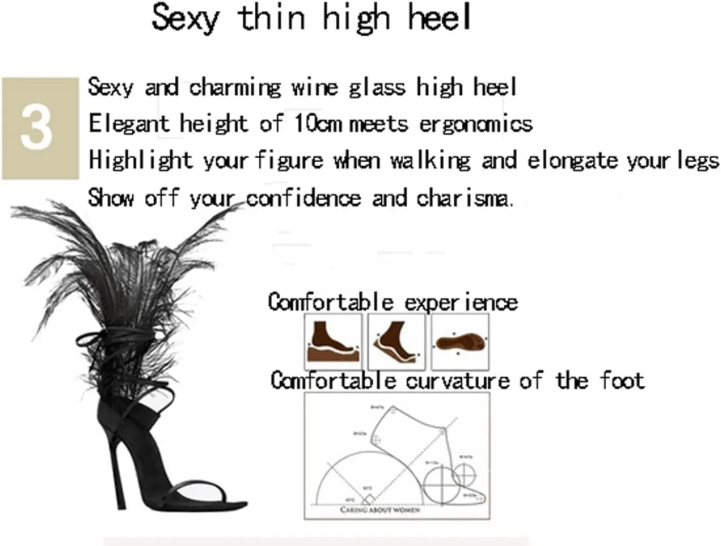 Women's Open Toe High Heels,Stiletto Heeled Elegant Comfortable Guest Party