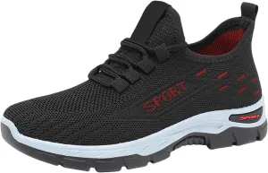 Women's Orthopedic Shoes with Arch Support Slip On Mesh Breathable Casual Flats Loafers Comfortable Soft Woman Comfort Diabetic Fashion Walking Shoes Running Sneakers