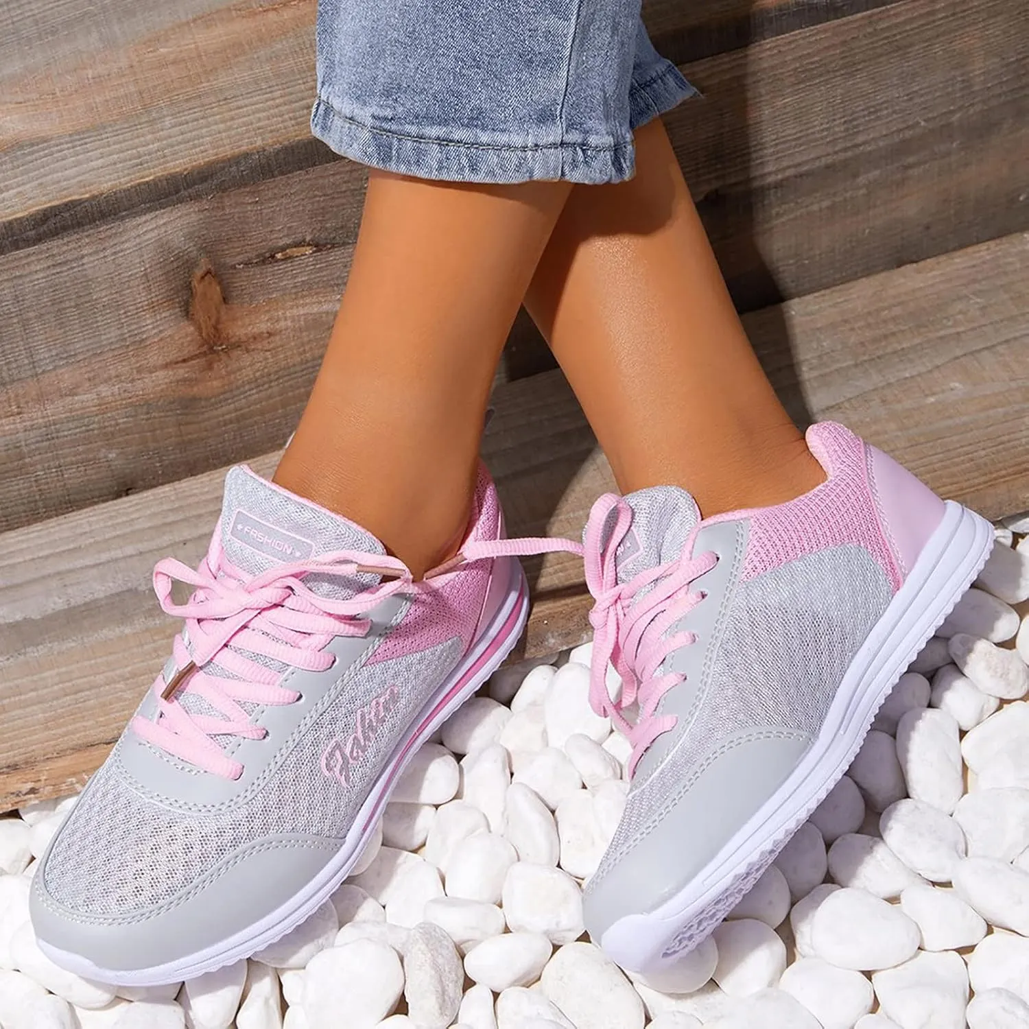 Womens Orthopedic Slip On Loafers with Arch Support Comfortable Walking Shoes Casual Sneakers Plantar Fasciitis Relief Foot Pain Diabetic Feet