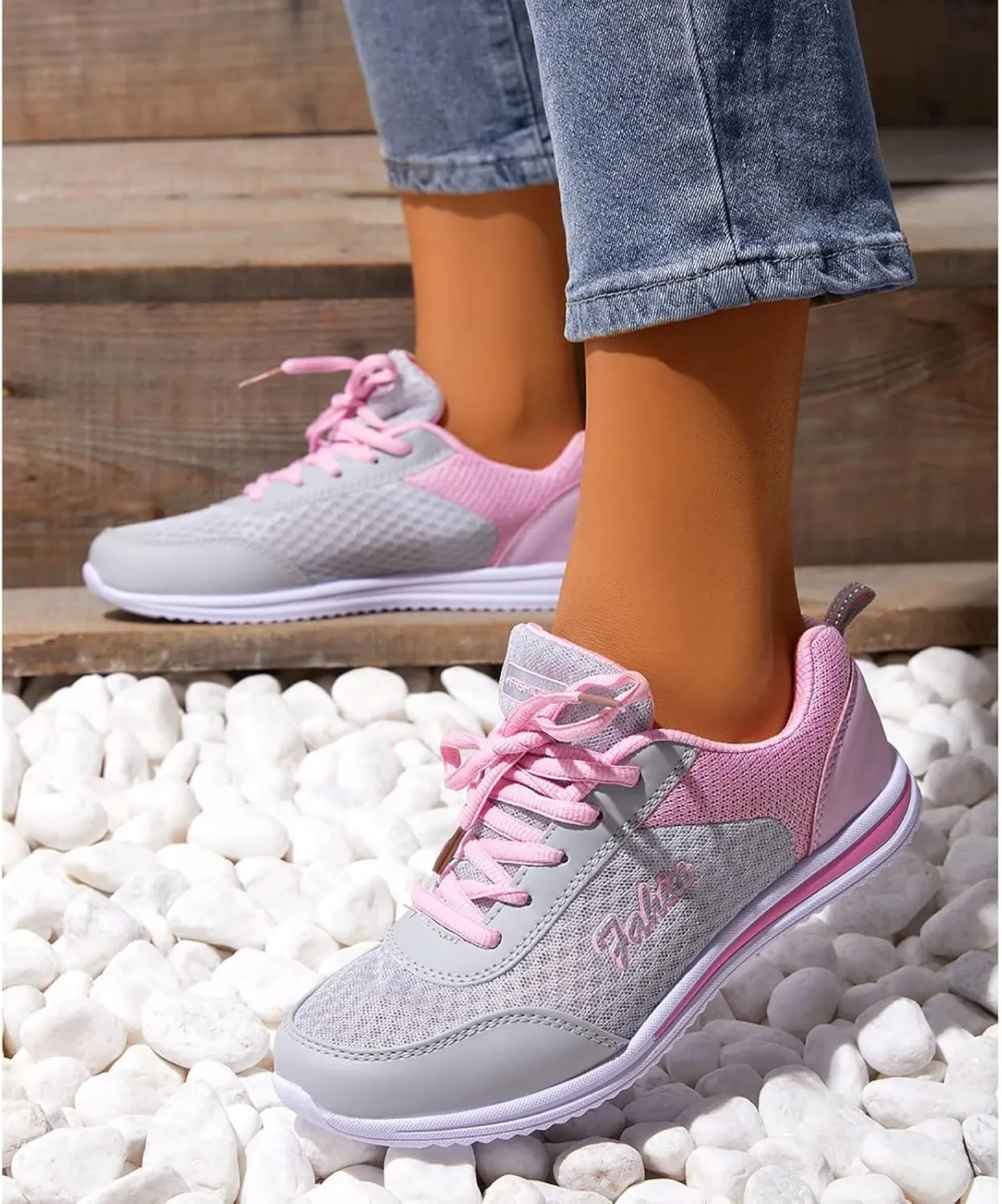 Womens Orthopedic Slip On Loafers with Arch Support Comfortable Walking Shoes Casual Sneakers Plantar Fasciitis Relief Foot Pain Diabetic Feet