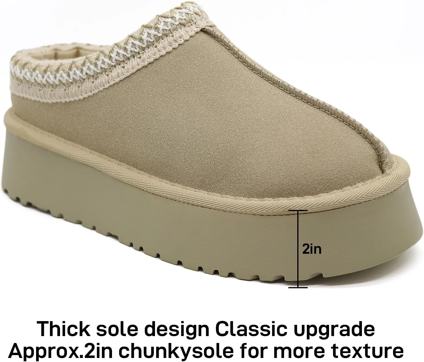 Women's Slippers - Fur Fleece Lined Anti-Slip Snow Ankle Boots
