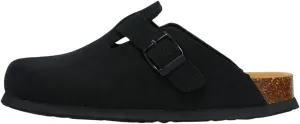 Women's Suede Clogs Leather Mules Cork Footbed Sandals Potato Shoes with Arch Support Unisex Antislip Sole Slippers