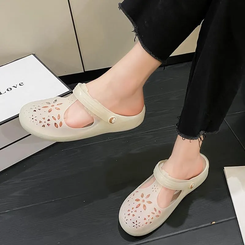 Women's summer fashionable, breathable and lightweight sandals with soft soles are comfortable and suitable for daily outdoor activities on the beach