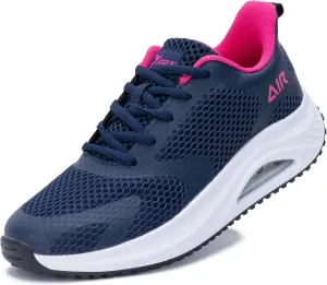 Women's Walking Shoes Arch Support Orthotic Sneakers Comfortable Air Tennis Shoes for Plantar Fasciitis Pain Relief US 6-11