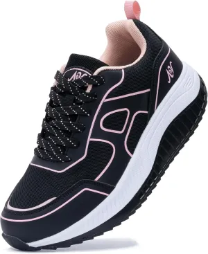 Women's Walking Shoes with Arch Support Orthotic Plantar Fasciitis Sneakers Tennis Running Shoes