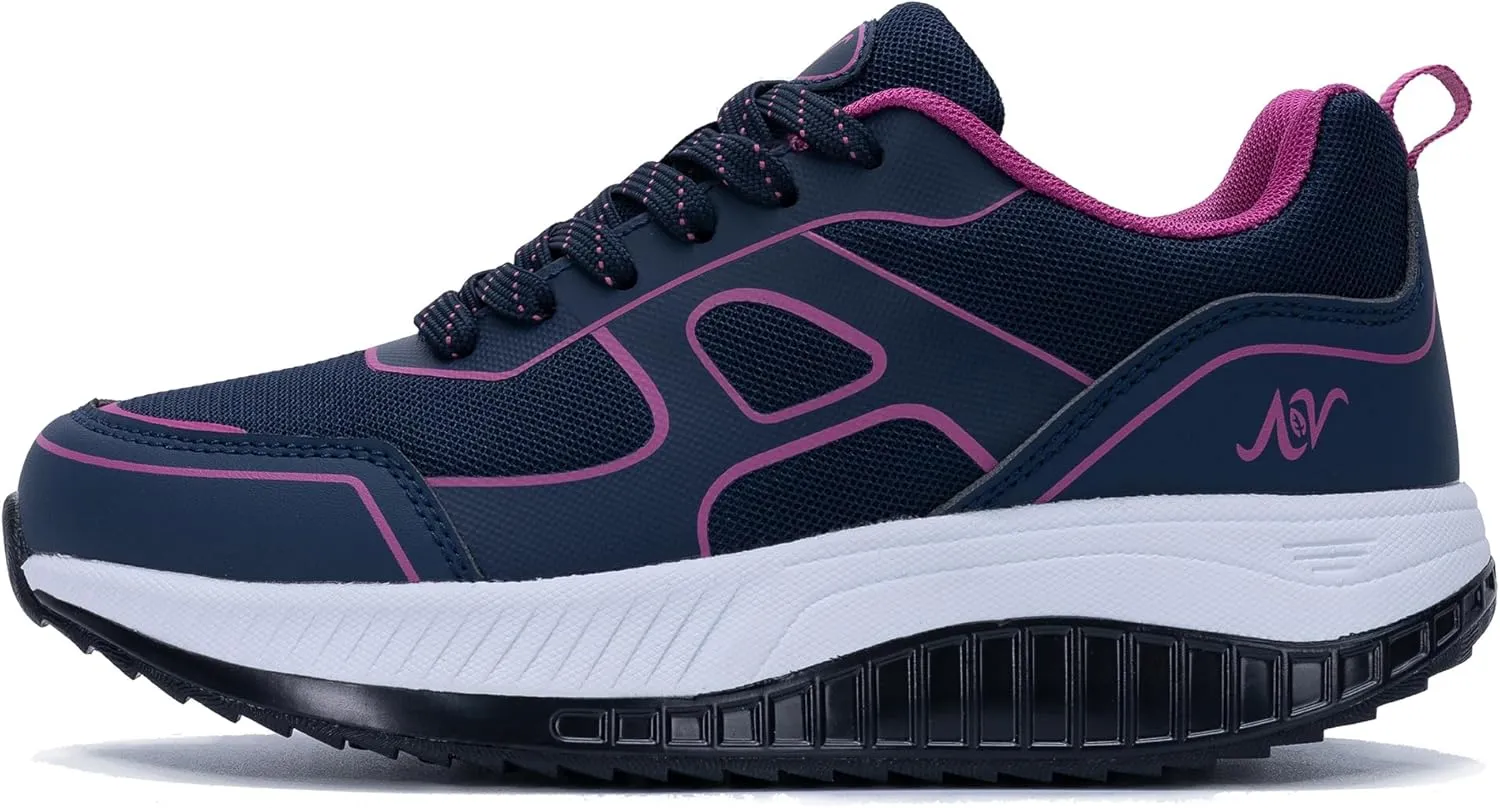 Women's Walking Shoes with Arch Support Orthotic Plantar Fasciitis Sneakers Tennis Running Shoes