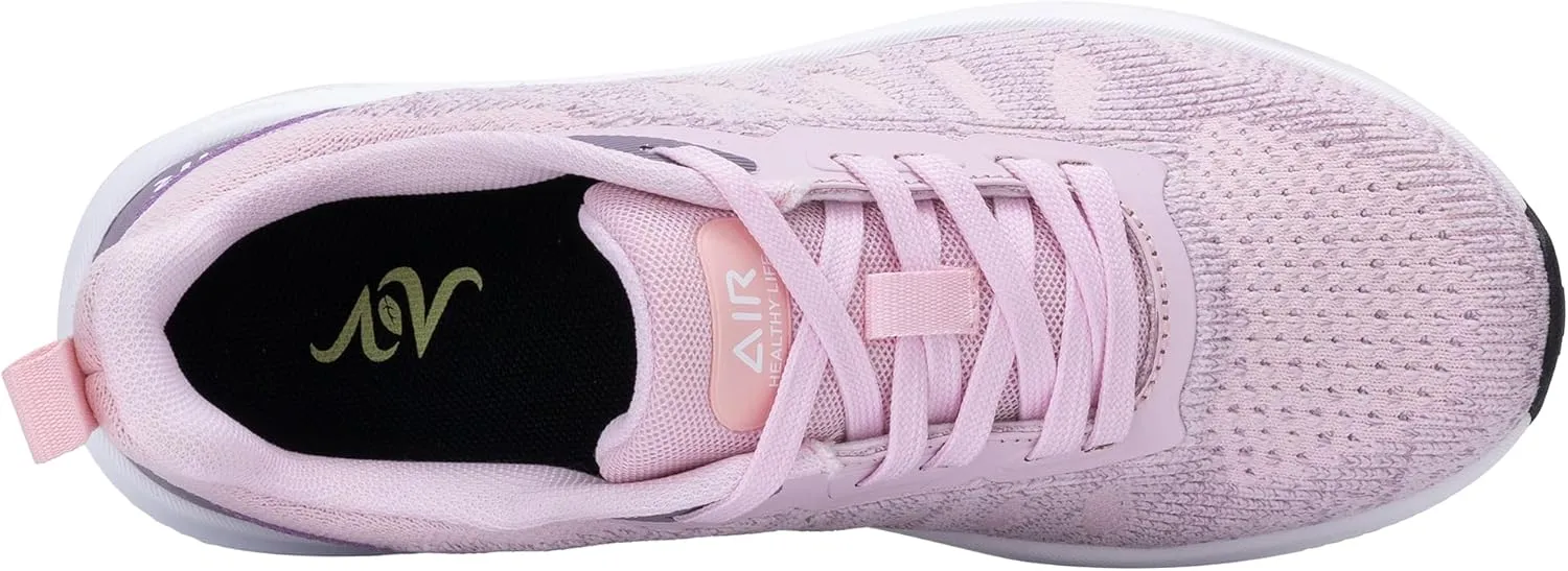 Women's Walking Shoes with Arch Support Plantar Fasciitis Air Tennis Sneakers for Gym Workout