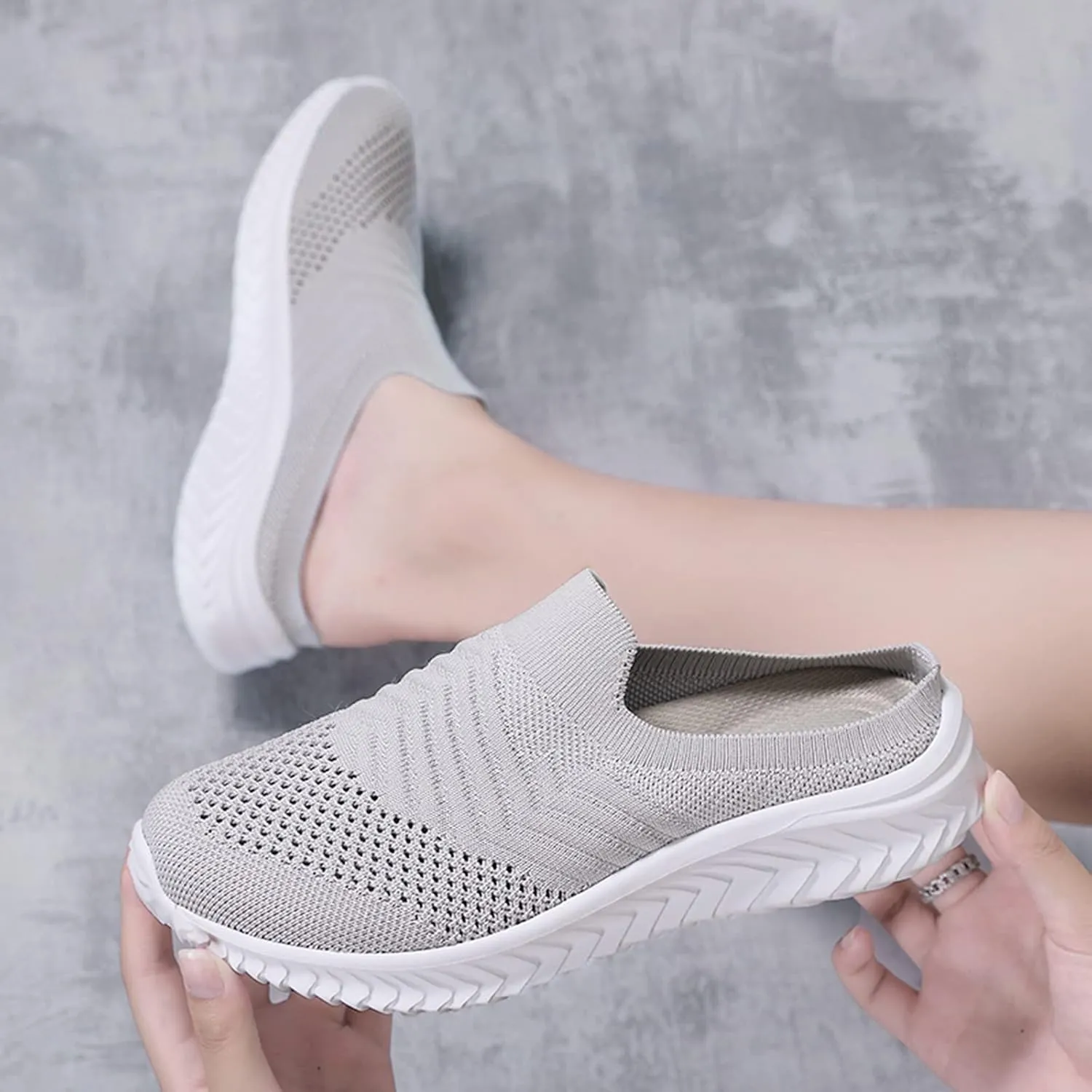 Womens Walking Tennis Shoes,Women's Air Cushion Slip-On Walking Sneakers Shoes-Orthopedic Diabetic Walking Shoes