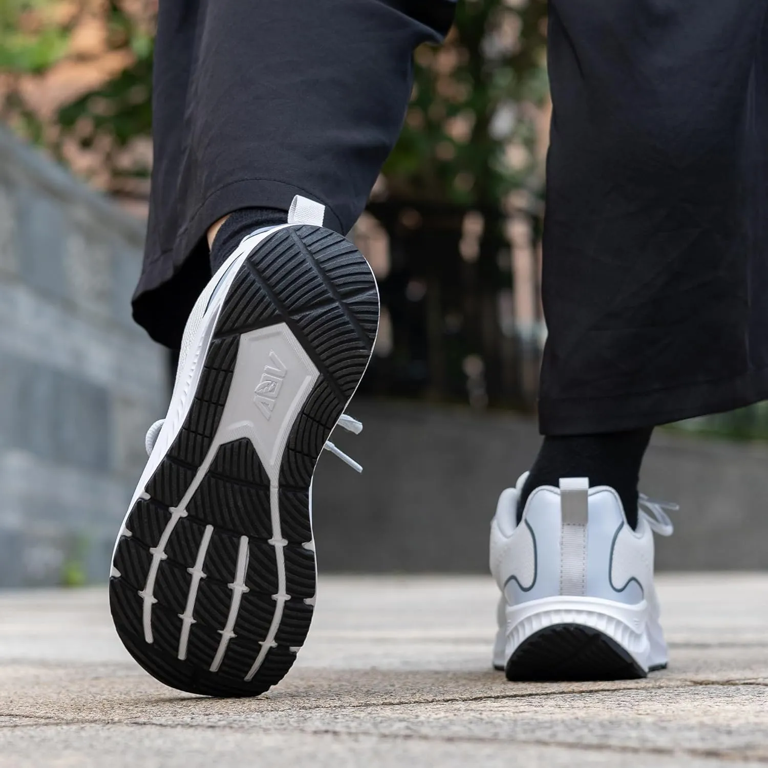 Women's Wide Toe Box Arch Support Walking Shoes Plantar Fasciitis Orthotic Air Tennis Sneakers