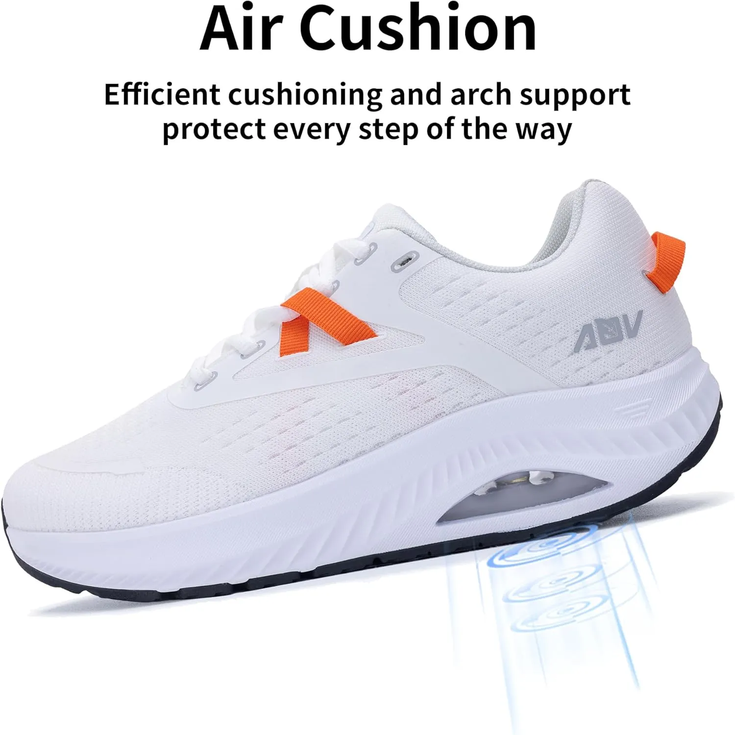 Womens Wide Toe Box Shoes Arch Support Walking Shoes Orthotic Wide Air Tennis Sneakers for Plantar Fasciitis
