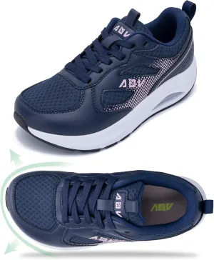 Women's Wide Toe Box Walking Shoes with Arch Support Wide Air Tennis Sneakers Orthotic Plantar Fasciitis Shoes
