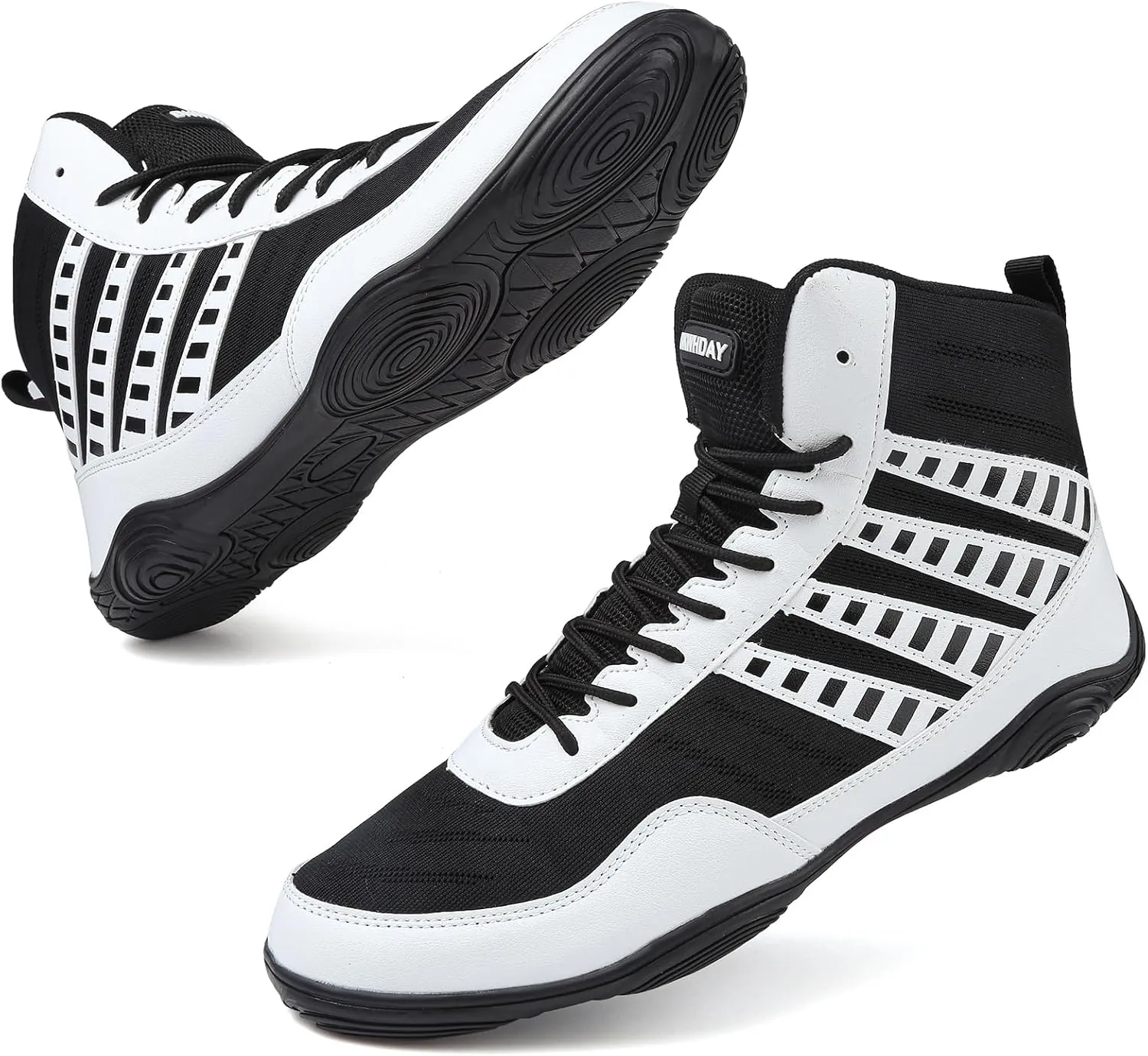 Wrestling Shoes Boxing Shoes for Men Pro Wrestling Boots High Top Fitness Weightlifting Powerlifting Shoes