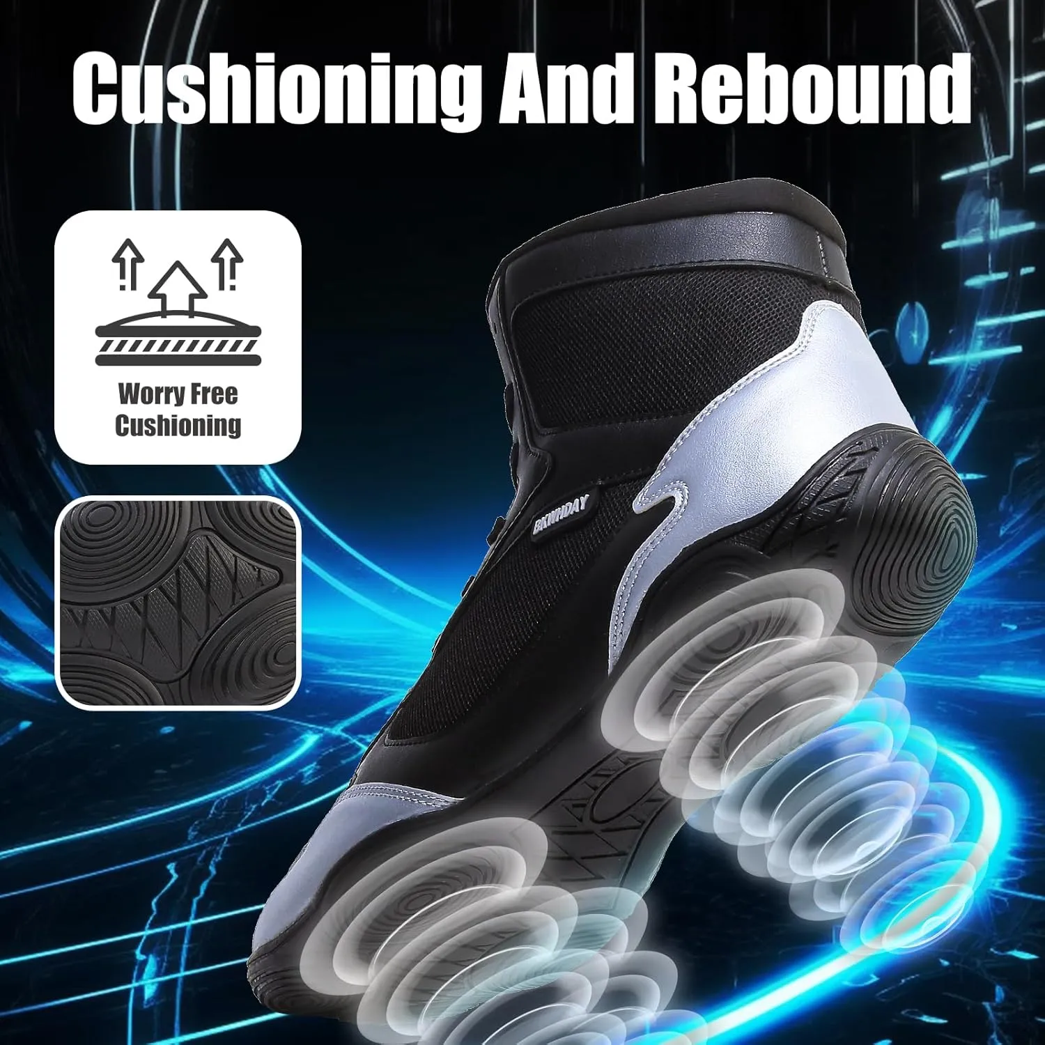 Wrestling Shoes Men Boxing Shoes for Men Pro Wrestling Boots High Top Fitness Weightlifting Powerlifting Shoes