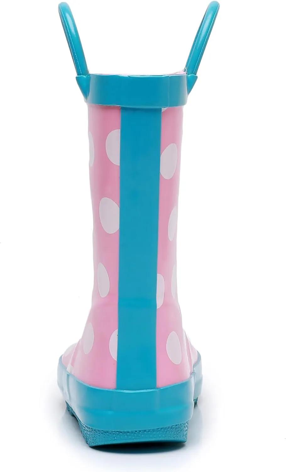 WTW Toddler and Kids Rain Boots Unisex-Child Waterproof Rubber Rain Boots with Easy-On Handles in Fun Patterns for Girls and Boys (Toddler/Little Kid/Big Kid)