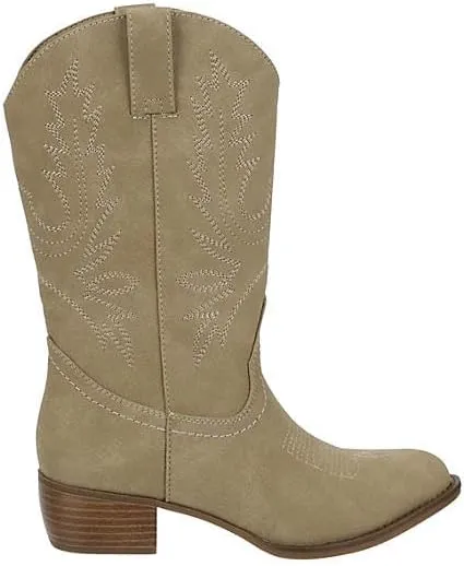 XAPPEAL Twain - Women's Western Fashion Embroidered Cowgirl Boots