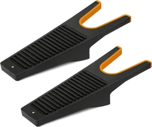 ZOMAKE Boot Jack for Cowboy Boots Remover Tool, Non-Slip Grip Heavy Duty Boot Puller for Work Boots, Waders, Effortless Shoe Removal Without Bending or Messy Hands(2-Pack, Orange)