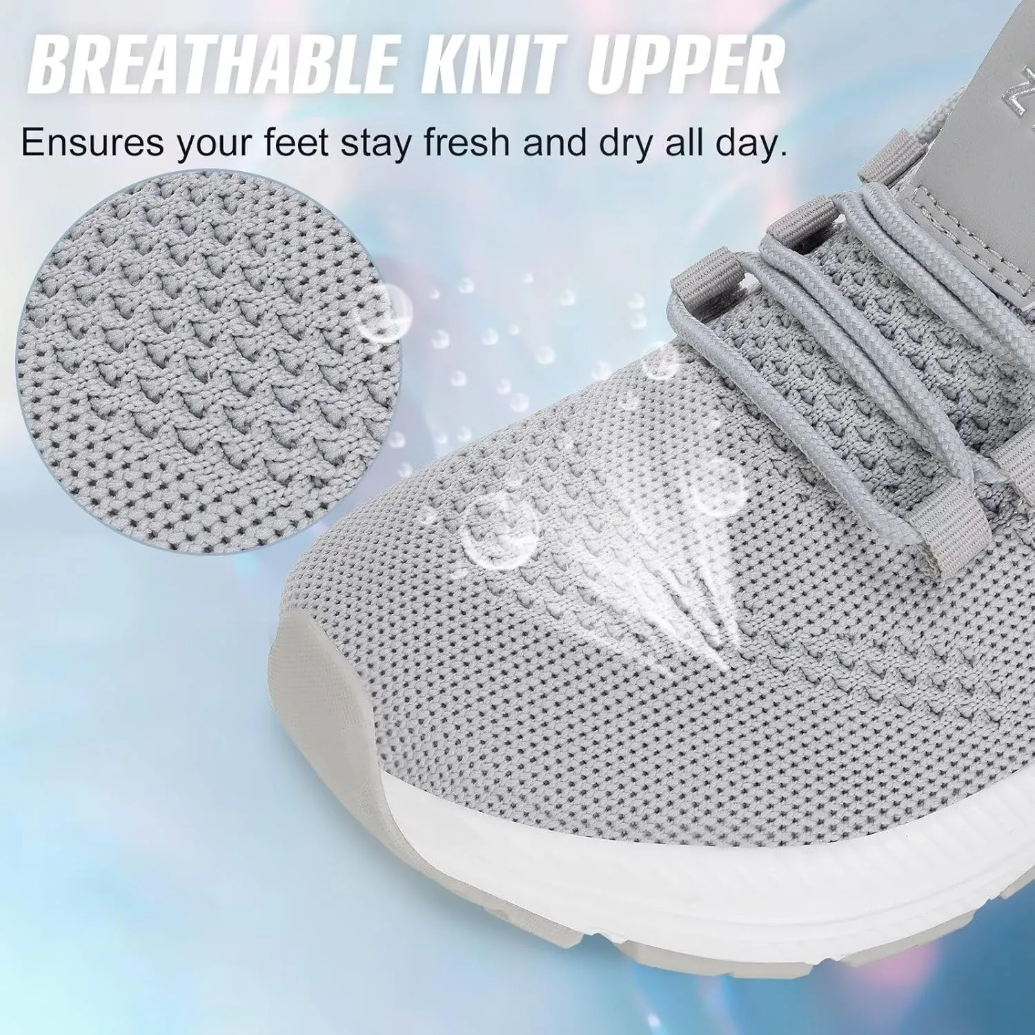 ZYEN Wide Toe Box Shoes Women Non-Slip Ultra Light Running Sneakers Extra Wide Feet Arch Support Walking Shoes Tennis Diabetes Breathable Gym Workouts 6-12