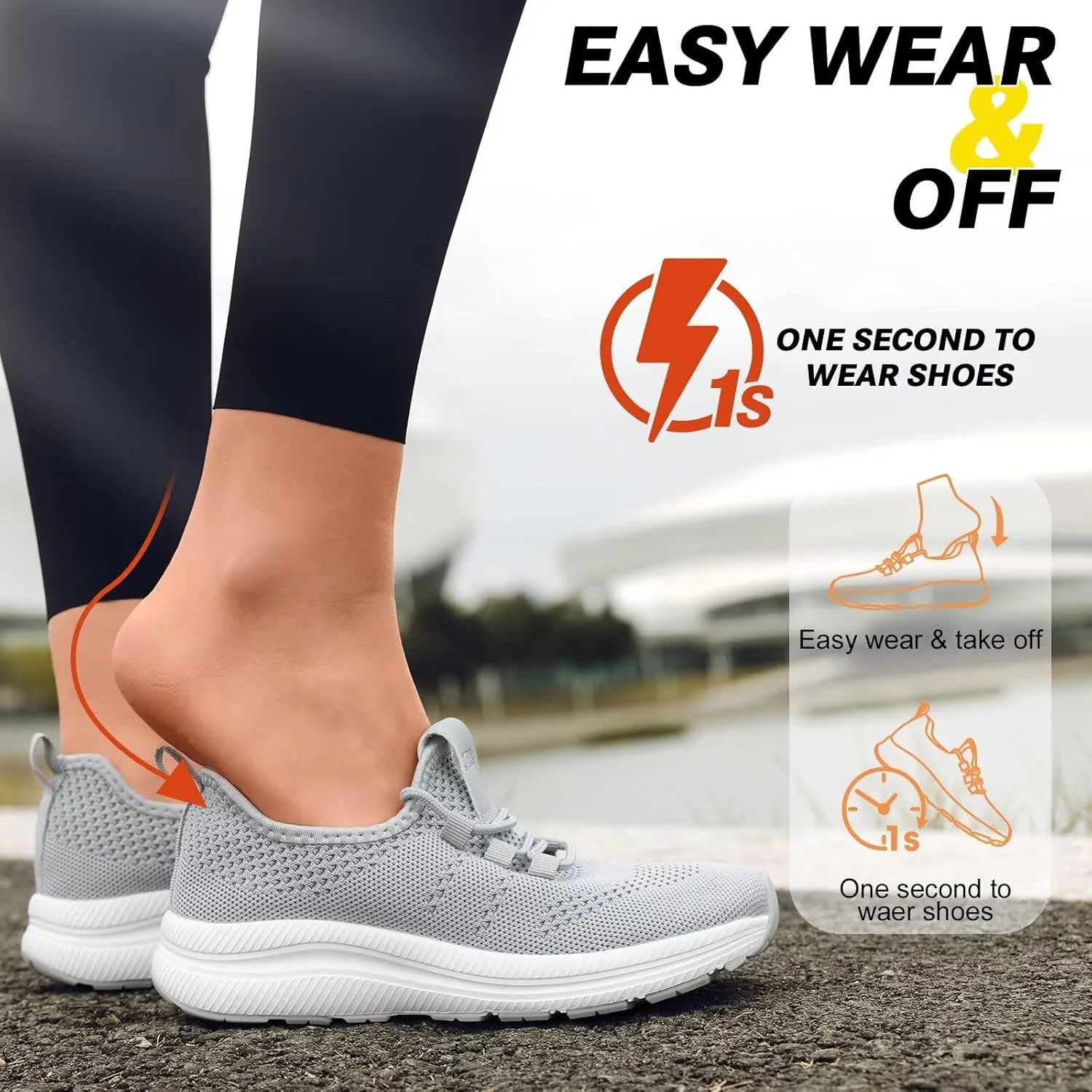 ZYEN Wide Toe Box Shoes Women Non-Slip Ultra Light Running Sneakers Extra Wide Feet Arch Support Walking Shoes Tennis Diabetes Breathable Gym Workouts 6-12