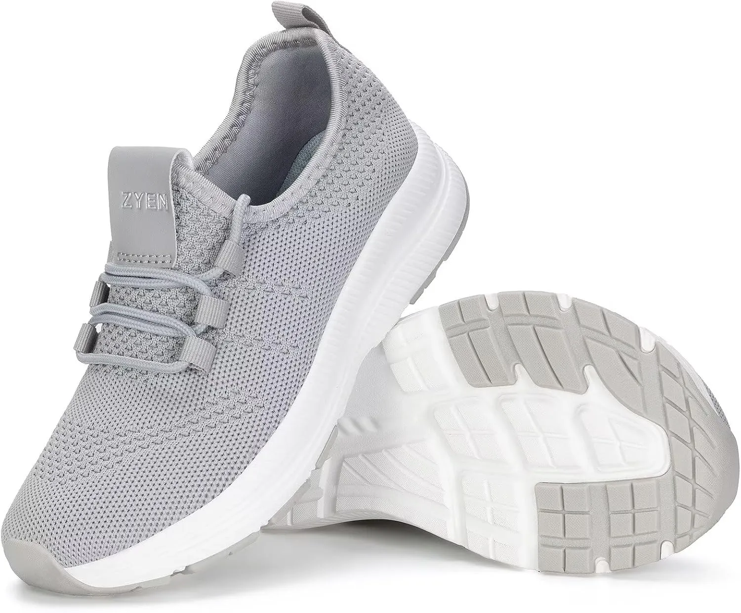 ZYEN Wide Toe Box Shoes Women Non-Slip Ultra Light Running Sneakers Extra Wide Feet Arch Support Walking Shoes Tennis Diabetes Breathable Gym Workouts 6-12